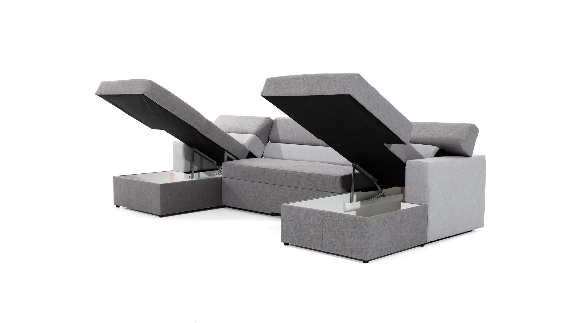 Coltar Extensibil Marcus cu Lada de Depozitare, Sezlong pe Stanga, l314xA158xH86 cm (4)