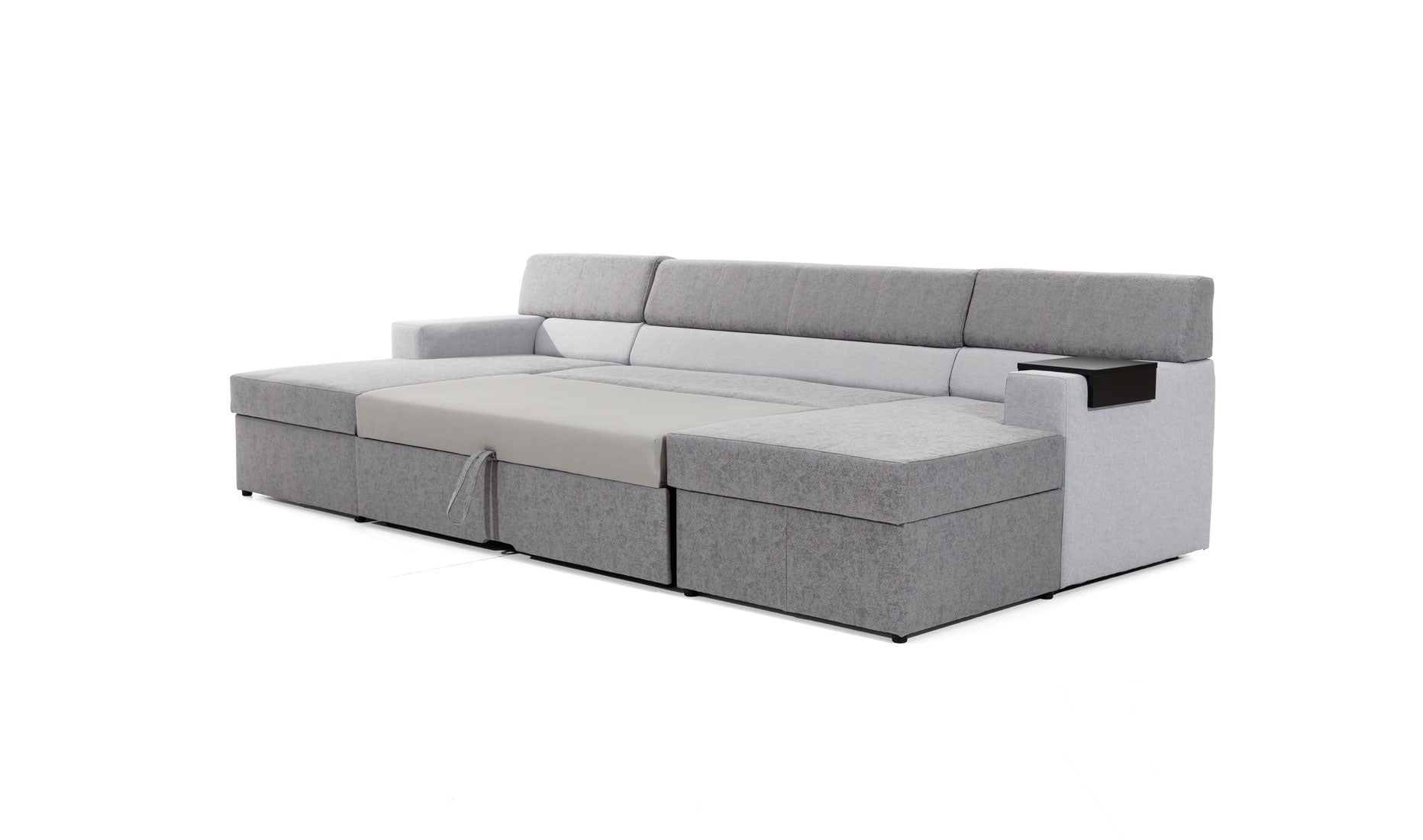 Coltar Extensibil Marcus cu Lada de Depozitare, Sezlong pe Stanga, l314xA158xH86 cm (5)