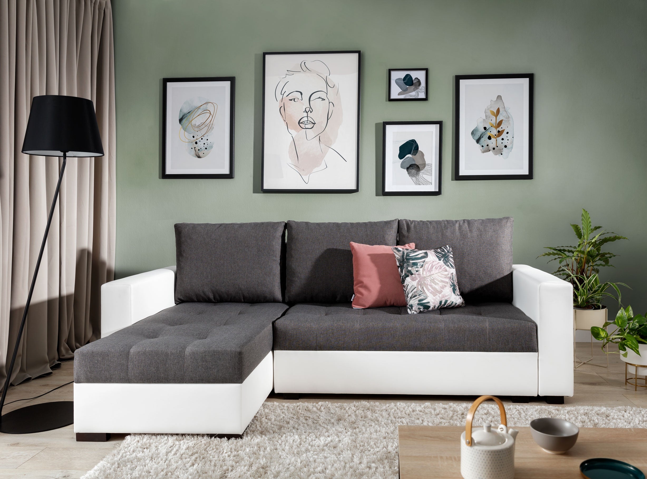 Coltar Extensibil Newage cu Lada de Depozitare, Sezlong Universal (pe Stanga sau pe Dreapta), l237xA150xH90 cm (1)