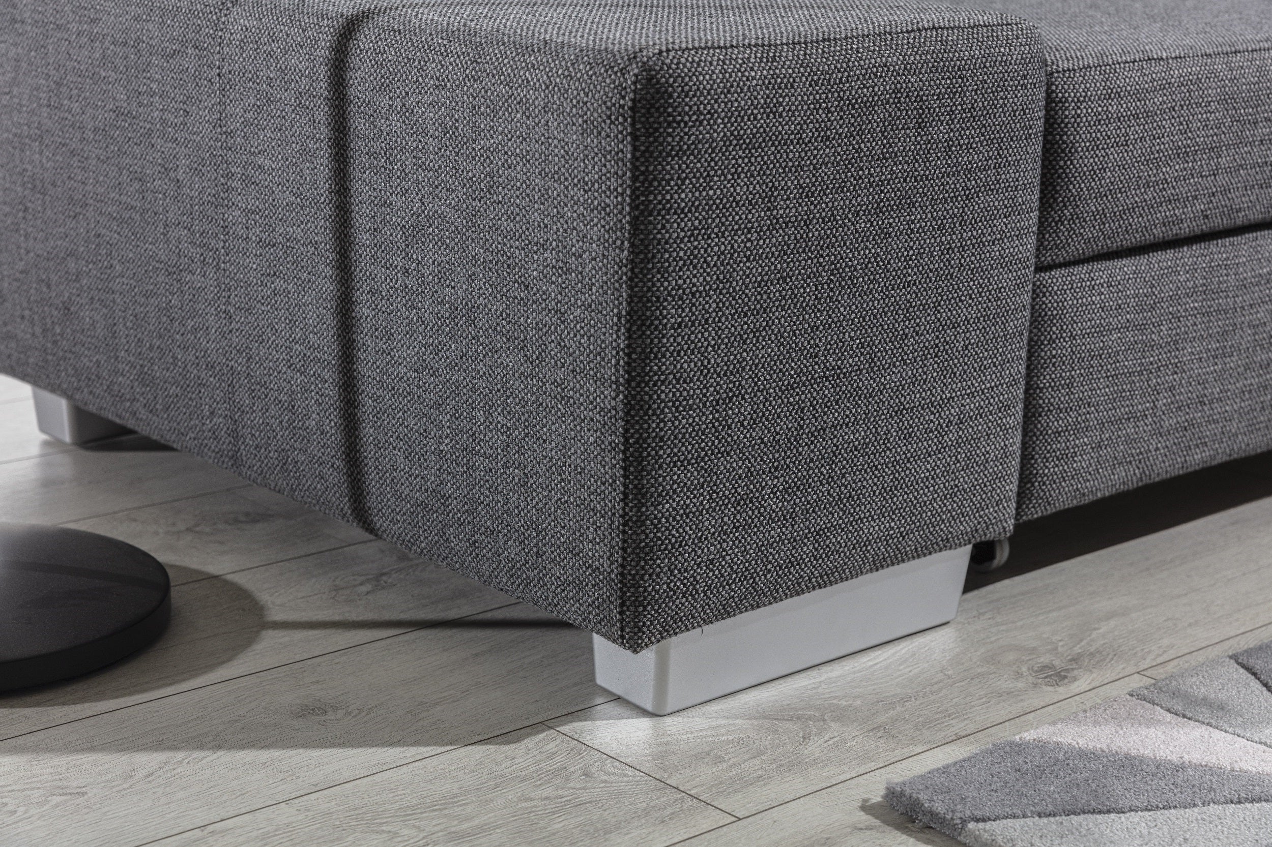 Coltar Extensibil Portgas cu Lada de Depozitare, Sezlong pe Dreapta, Perne Incluse, l278xA217xH74 cm (6)