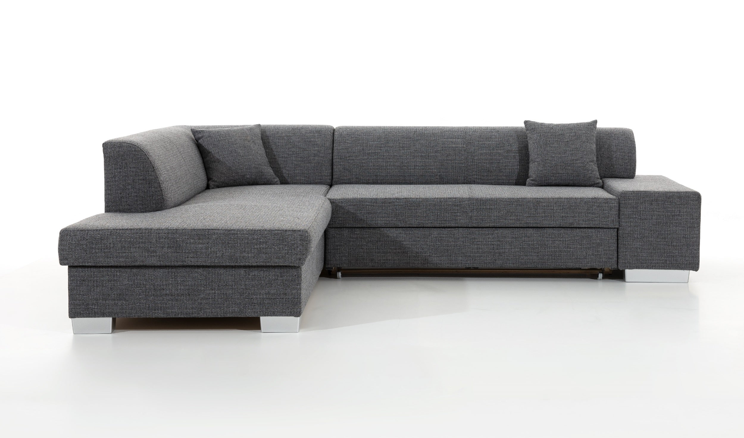 Coltar Extensibil Portgas cu Lada de Depozitare, Sezlong pe Stanga, Perne Incluse, l278xA217xH74 cm (9)