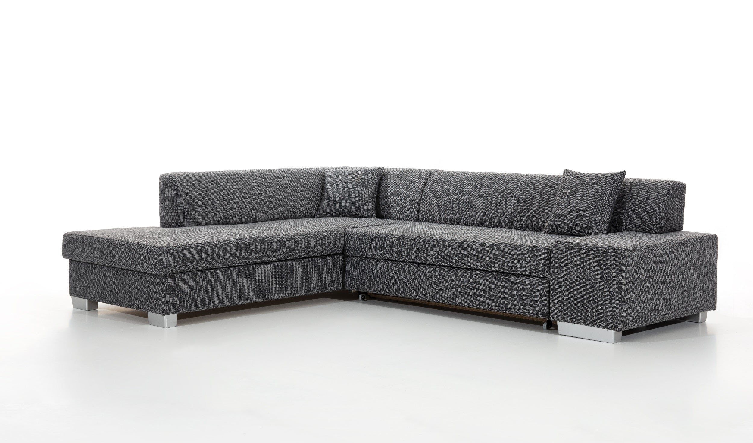 Coltar Extensibil Portgas cu Lada de Depozitare, Sezlong pe Stanga, Perne Incluse, l278xA217xH74 cm (11)