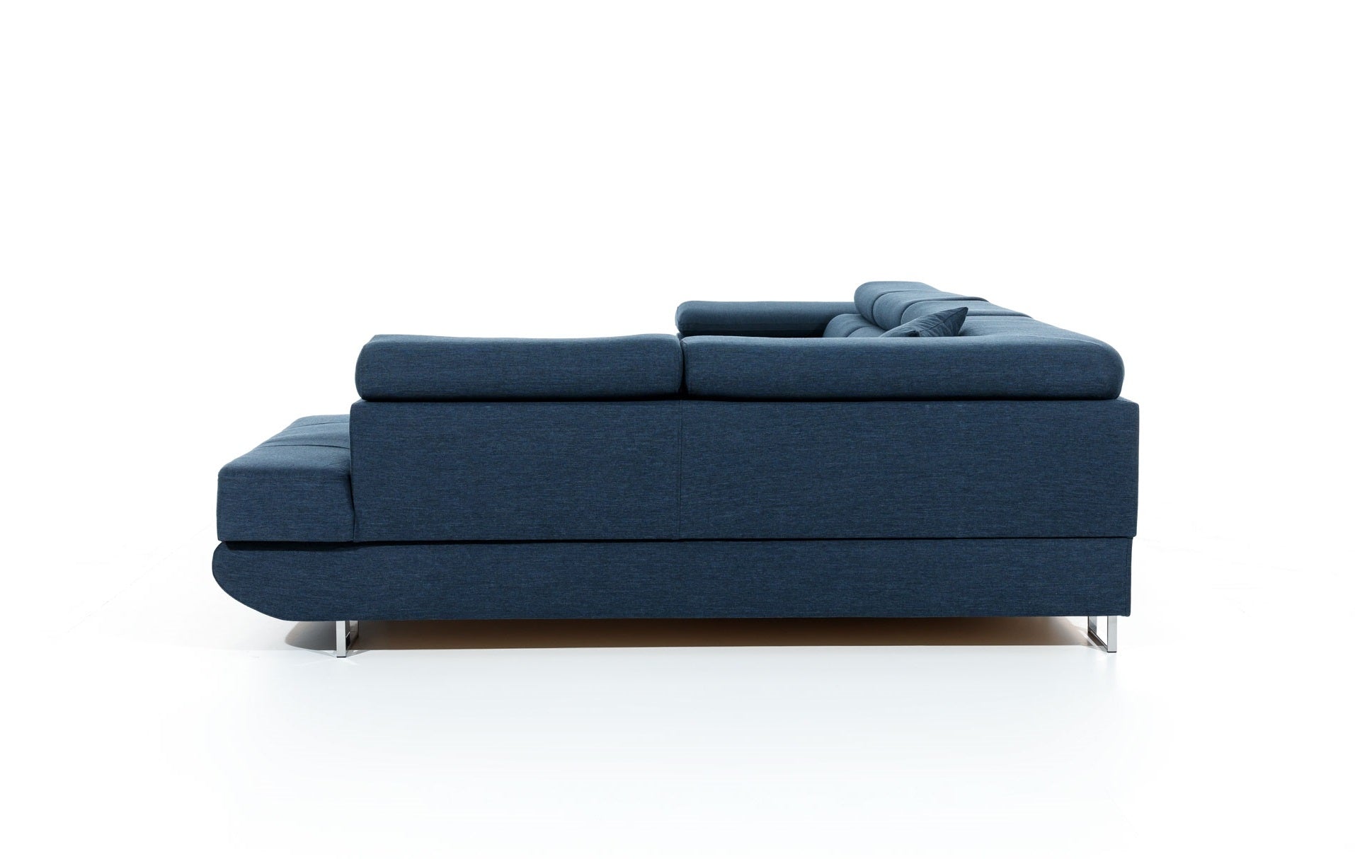 Coltar Extensibil Rodriguez cu Lada de Depozitare, Sezlong pe Dreapta, Tetiere Reglabile, Perna Inclusa, l345xA202xH70-90 cm (7)