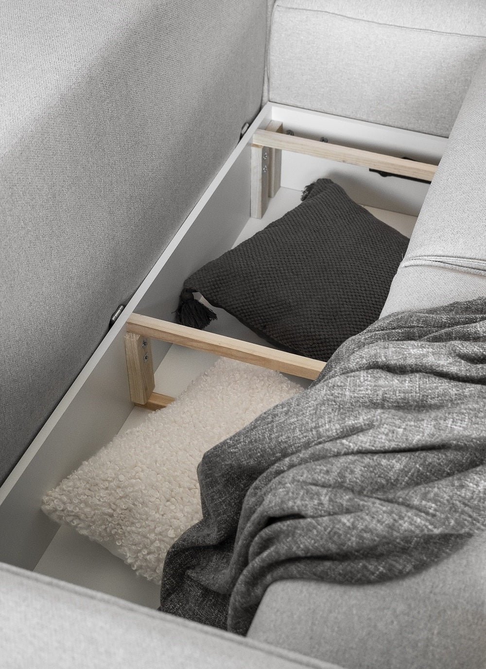 Coltar Extensibil Sillage cu Lada de Depozitare, Sezlong pe Dreapta, l302xA204xH95 cm (3)