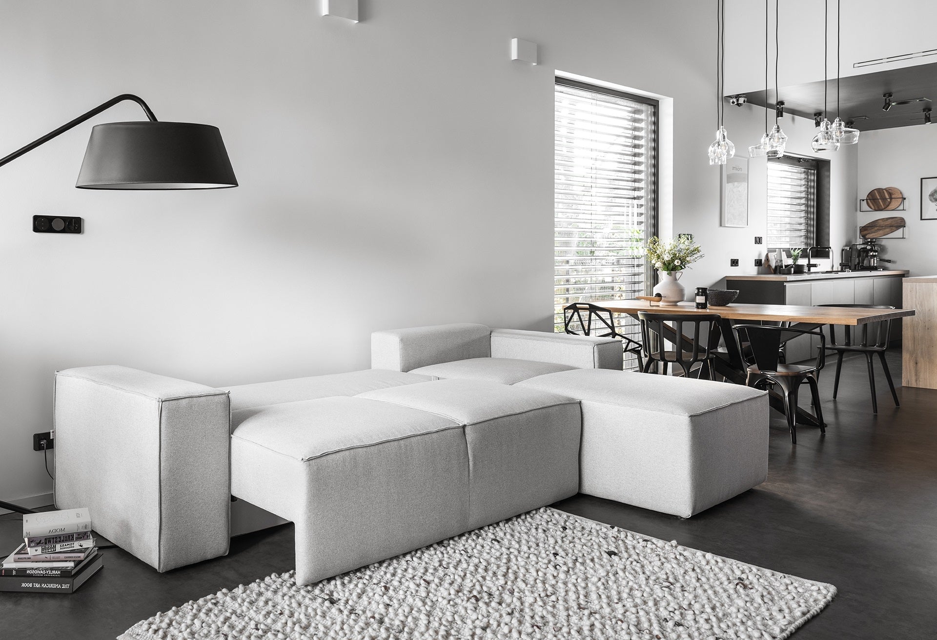 Coltar Extensibil Sillage cu Lada de Depozitare, Sezlong pe Dreapta, l302xA204xH95 cm (2)