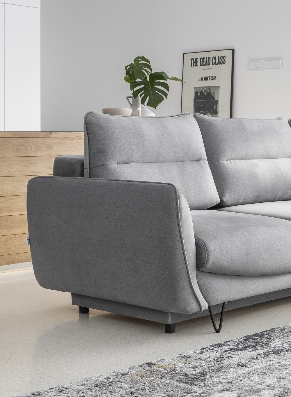 Coltar Extensibil Silvio cu Lada de Depozitare, Sezlong pe Dreapta, l276xA201xH100 cm (3)