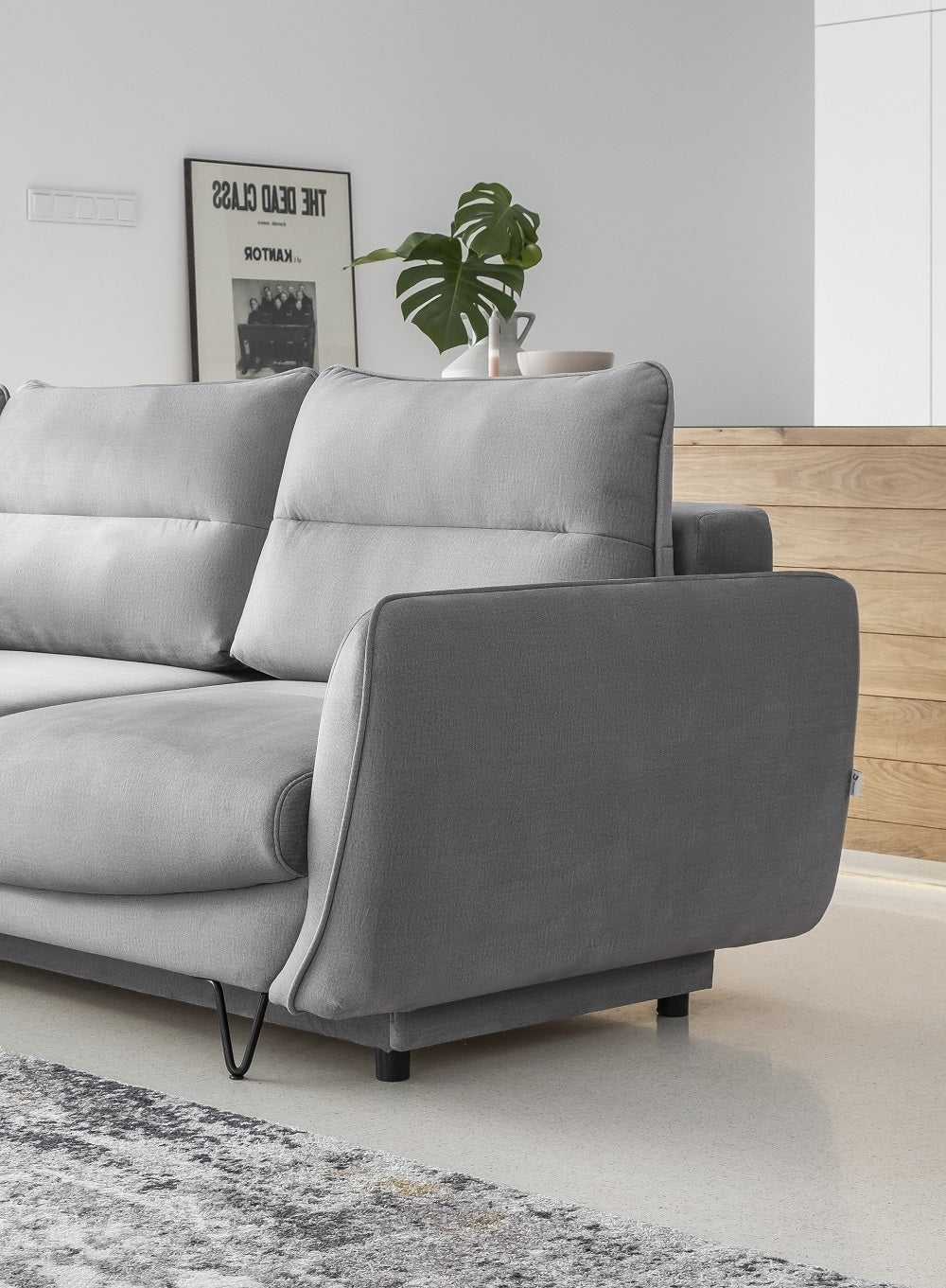 Coltar Extensibil Silvio cu Lada de Depozitare, Sezlong pe Stanga, l276xA201xH100 cm (3)