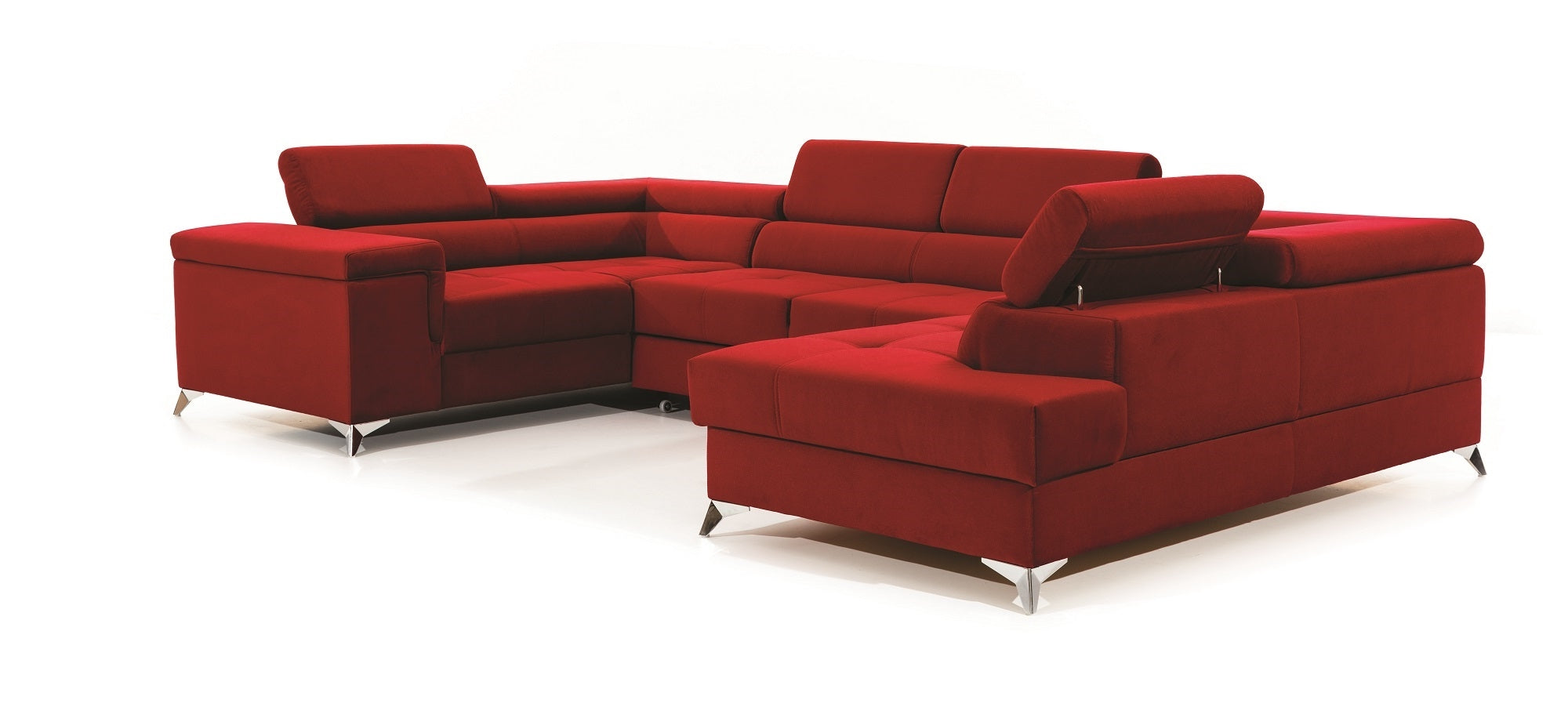 Coltar Extensibil Tiara cu Lada de Depozitare, Sezlong pe Dreapta, Tetiere Reglabile, l338xA202xH70-90 cm (5)