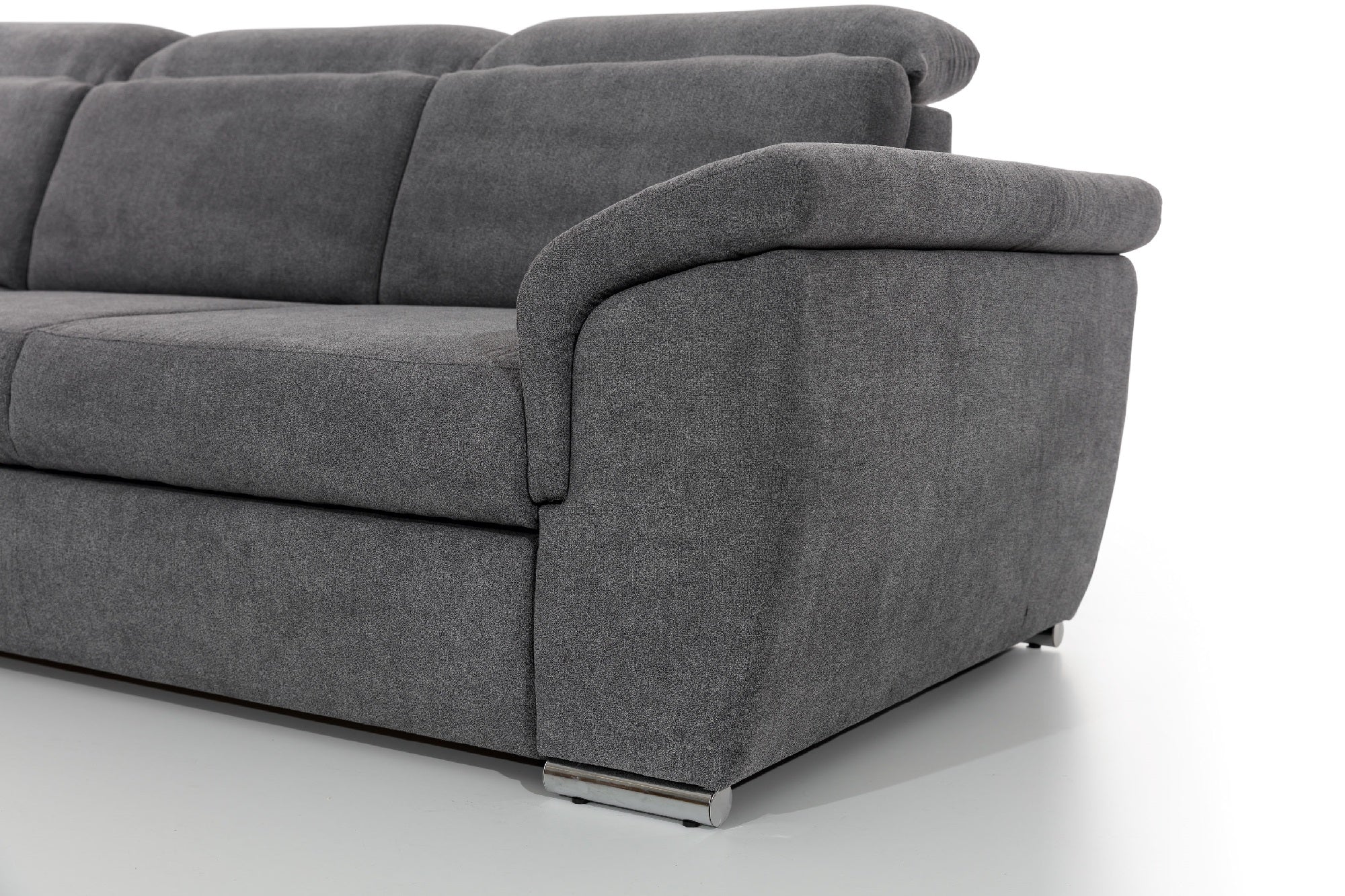 Coltar Extensibil Trevis cu Lada de Depozitare, Sezlong pe Stanga, Tetiere Reglabile, l272xA216xH86-100 cm (6)