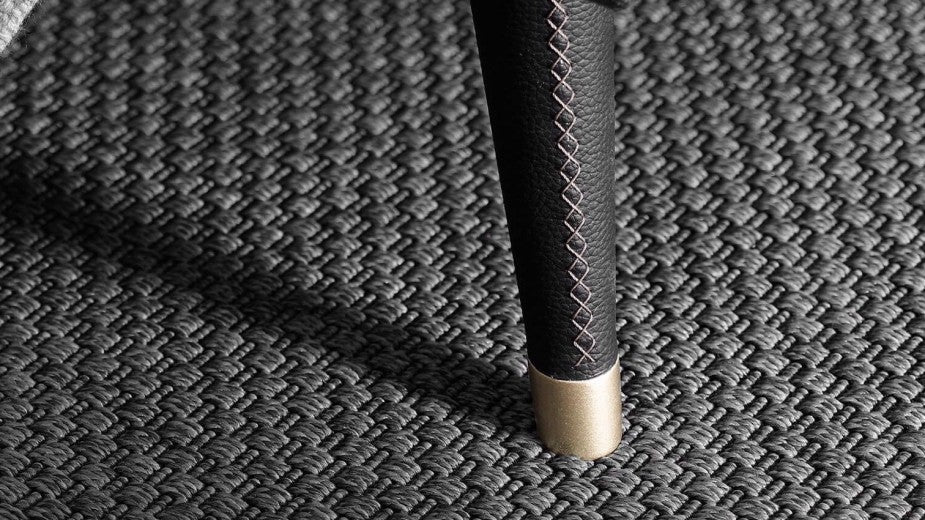 Commode en bois et bois, avec 3 tiroirs Diamond Walnut / Graphite, l104xP48.2xH80.4 cm