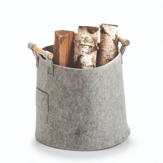 Panier de rangement, Storage Round Small Gris, Ø31xH28 cm