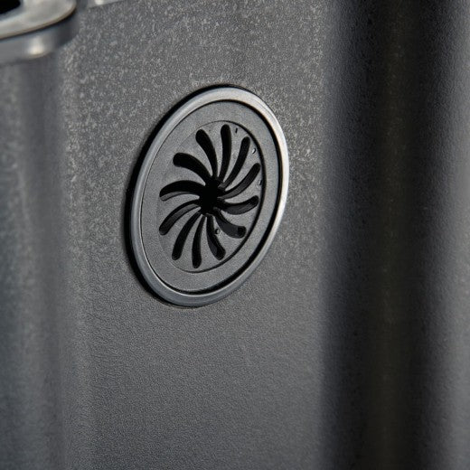 Poubelle à pédale et 2 compartiments, métal, Big Double Boy Rouge, 2x18L, l40,5xA34,5xH65 cm