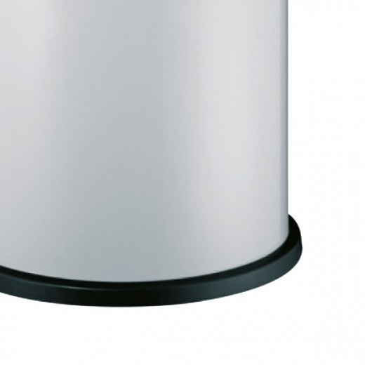 Poubelle métallique Pushboy Graphite, 50L, Ø40xH75,5 cm