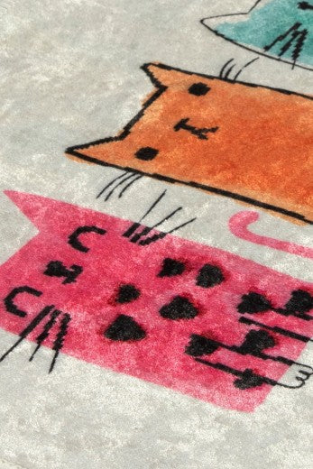Tapis de bain Baby Cats multicolore, 40 x 60 cm