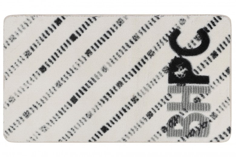 Tapis de bain Beverly Hills Polo Club 309 Gris / Marine, 57 x 100 cm