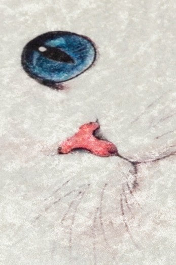 Tapis de bain Bleu Eyes Multicolore, 40 x 60 cm