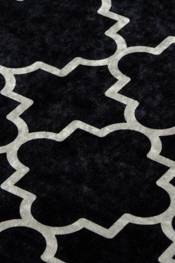 Tapis de bain Kupa Noir / Blanc, 40 x 60 cm