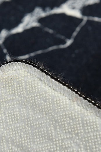 Tapis de bain en marbre noir, 40 x 60 cm