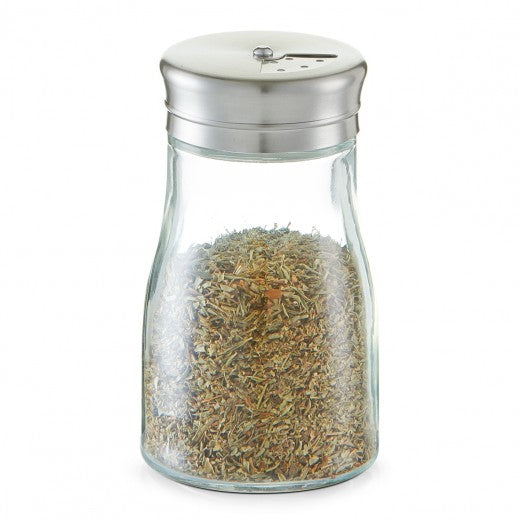 Pot à épices en verre, Transparent 140 ml, Ø 6xH9,5 cm