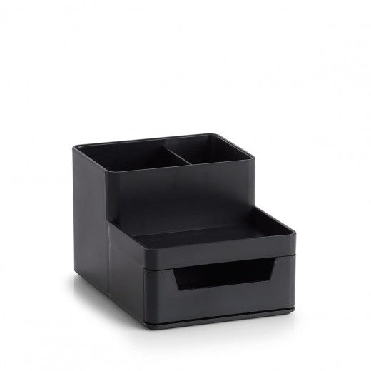 Organiseur de bureau, plastique, Free Noir, l15,5xA11,2xH9,5 cm