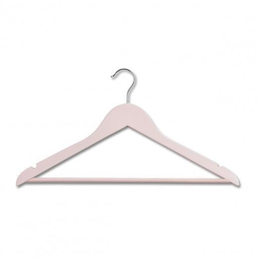 Set de cintres en bois et métal, Scandi Rose, l44xH23 cm, 3 pièces