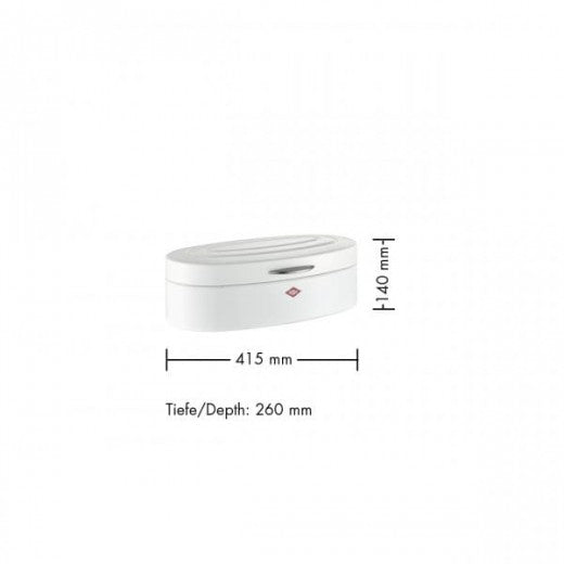 Boîte à pain, en métal, Elly Grej, l41,5xH26xH14 cm