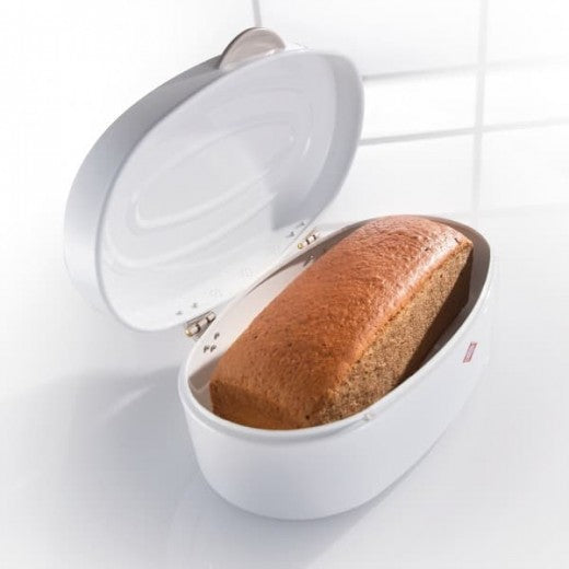 Boîte à pain, en métal, Single Elly Gris, l32xP19,4xH14 cm