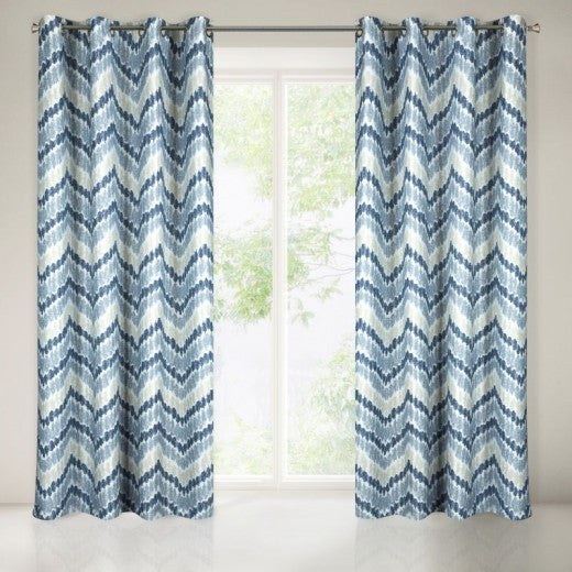 Blackout Ann Multicolor / Rideau bleu, 140 x 250 cm, 1 pièce