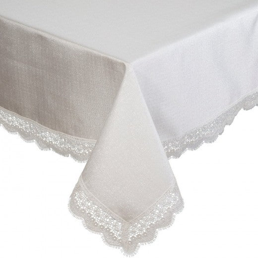 Nappe Julie Alb, 70 x 150 cm