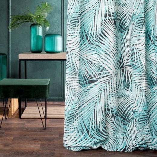 Rideau multicolore en velours Agota, 140 x 270 cm, 1 pièce