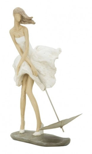 Donna Décoration en résine naturelle, l18xA11xH31 cm