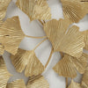 Décoration murale en métal Feuille de Ginkgo Or, l75xA4xH85 cm
