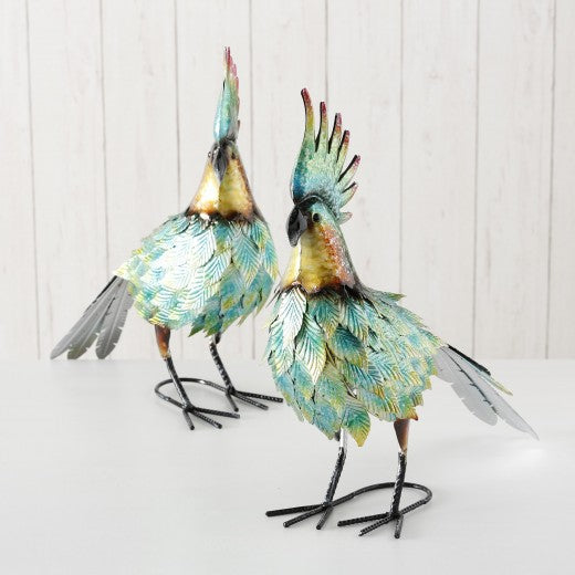 Décoration métal Gringo Bird Multicolore, Modèles Assortis, l43xA15xH43 cm