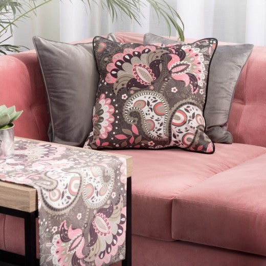 Croix de table Alvina Velvet Multicolore, 35 x 140 cm