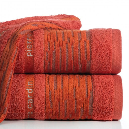 Drap de bain en coton Paul Pierre Cardin Rouge-50 x 100 cm