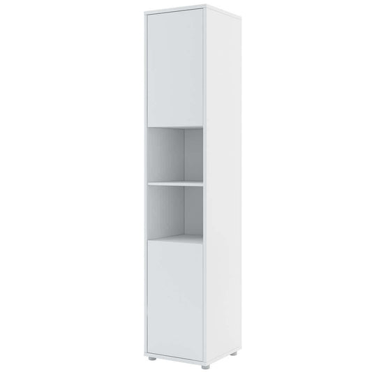 Armoire haute à 2 portes, BC08, Blanc Mat, L45xl46xH217 cm