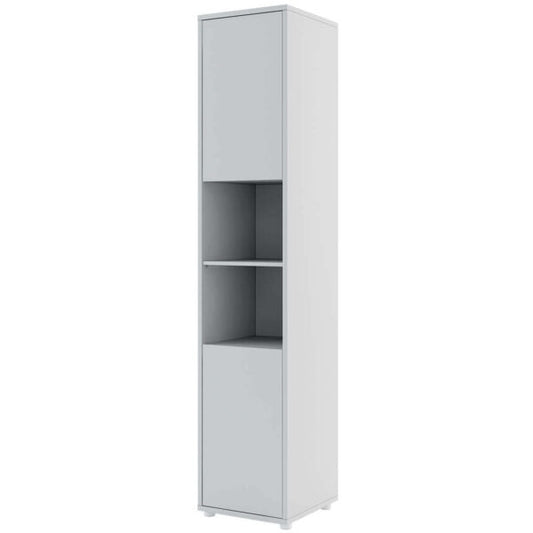 Armoire haute à 2 portes, BC08, Gris, L45xl46xH217 cm