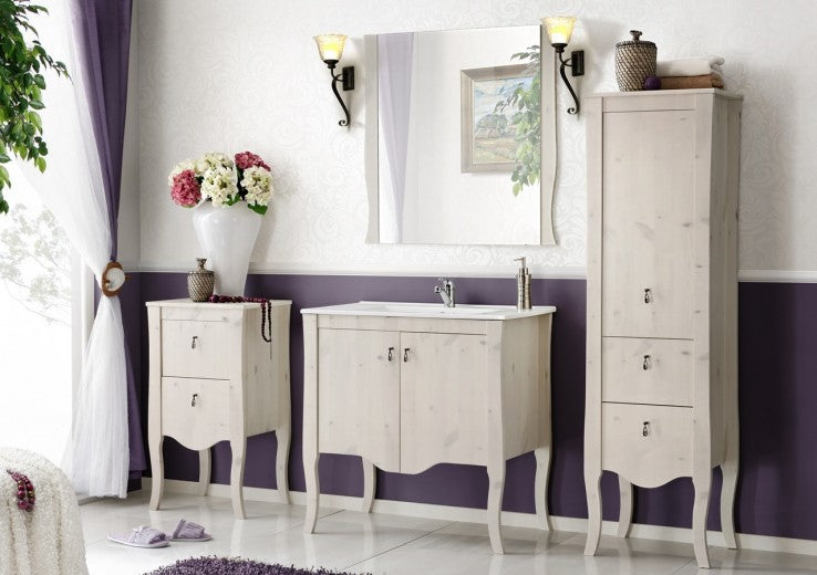 Miroir de salle de bain, l80xH80 cm, Elisabeth