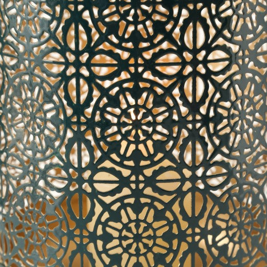 Lanterne décorative en métal Astair Oil / Or, Ø20xH33 cm