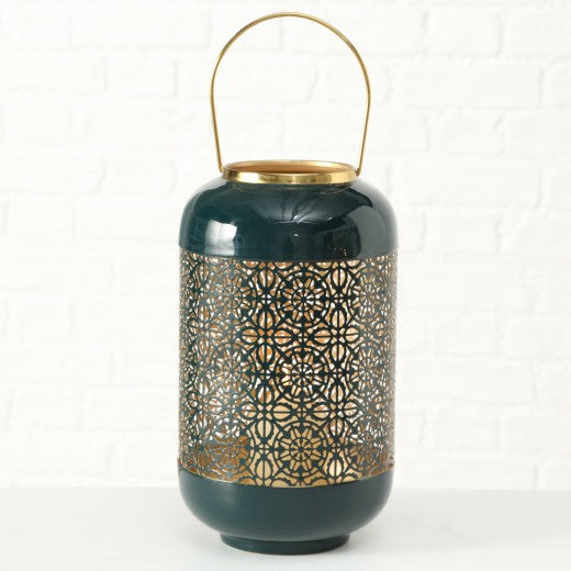Lanterne décorative en métal Astair Oil / Or, Ø20xH33 cm