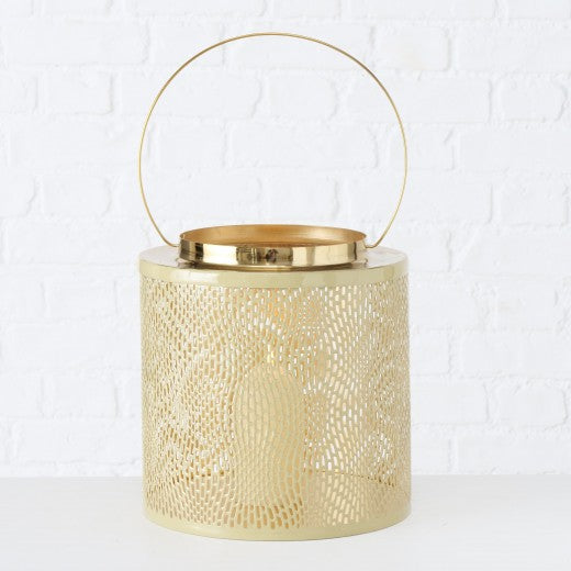 Lanterne décorative en métal Chiares Multicolore, Modèles Assortis, Ø27xH28 cm