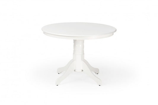 Table Gloster MDF et bois blanc, Ø106xH75 cm
