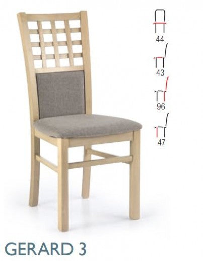 Chaise en hêtre Gérard 3 chêne