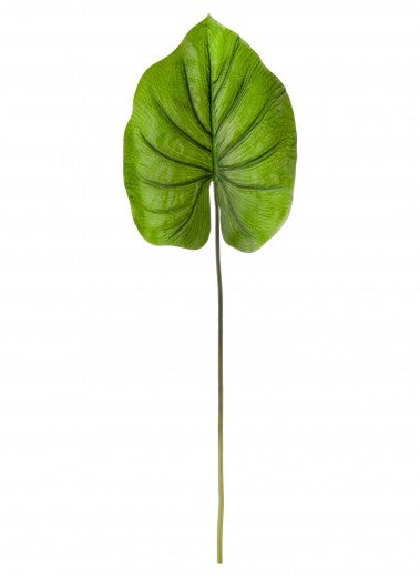 Feuille décorative artificielle Diamond Leaf Vert, H30 cm