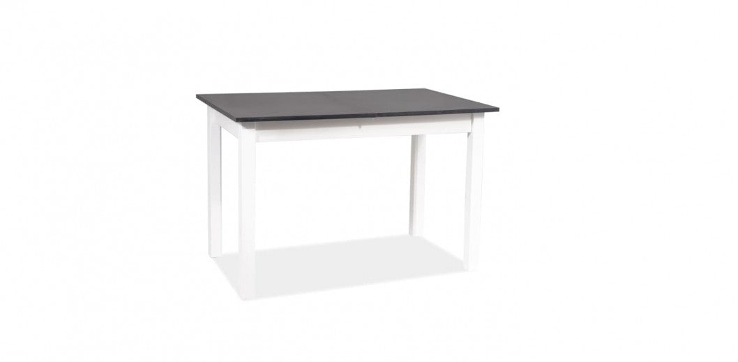 Table palette extensible, Horacy Small Anthracite / Blanc, L100-140xl60xH75 cm
