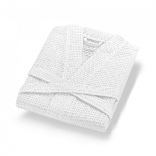 Peignoir femme en coton, Mia Alb, XL