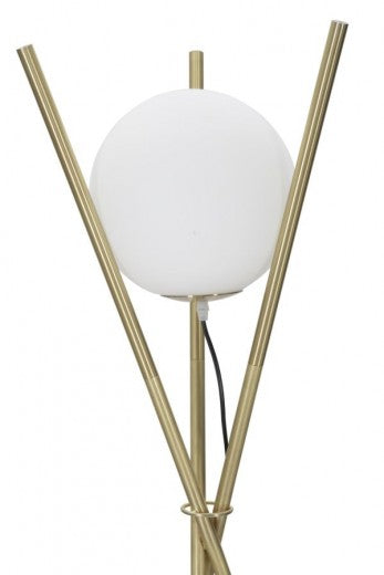 Lampe Glamy X Or / Blanc, Ø55xH155 cm