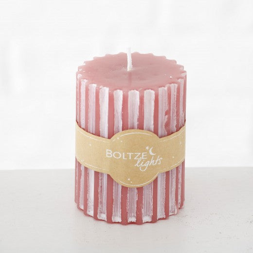 Bougie décorative Anett Small Multicolore, Modèles Assortis, Ø7xH9 cm