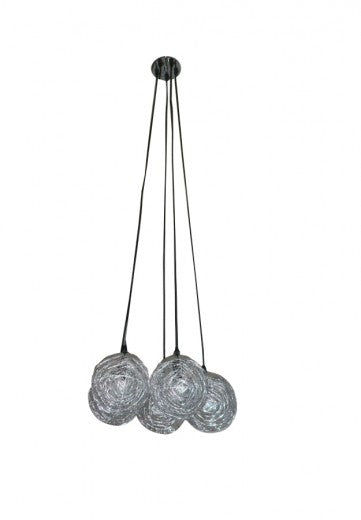 Lustre Argent Saturne 5
