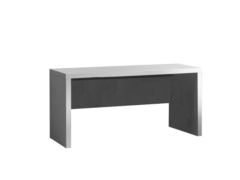 Table de bureau en bois PIN et MDF, pour les enfants et les jeunes blancs, L150xl70xh75.5 cm